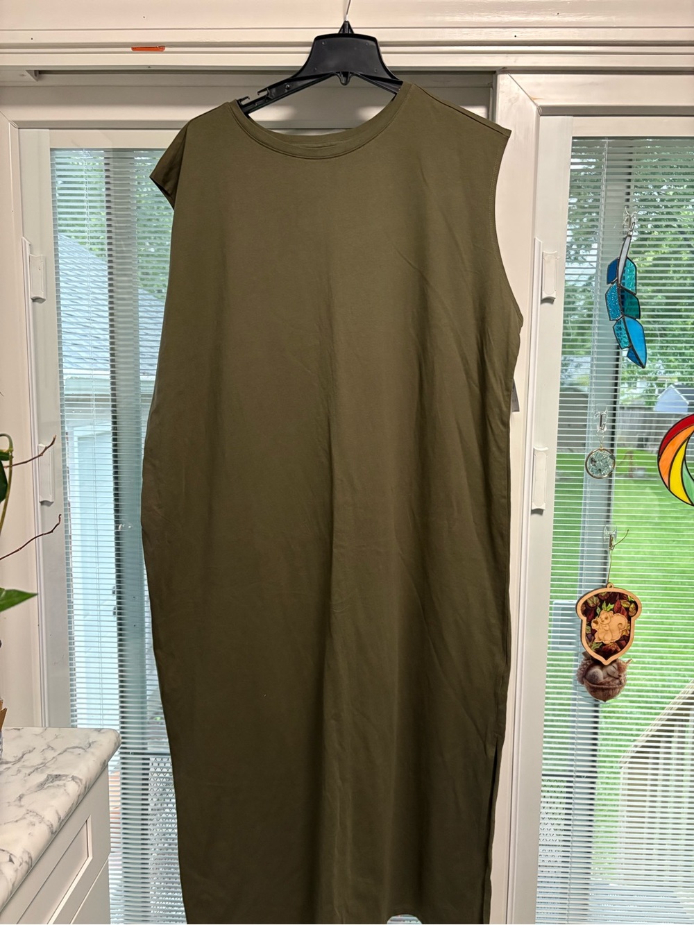 Old Navy Olive Green Crewneck Tank Top